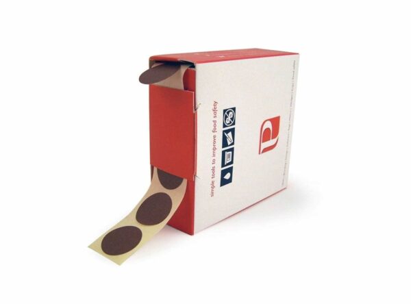 Brown Dayless Dot Label - 20mm - Cafe Brands